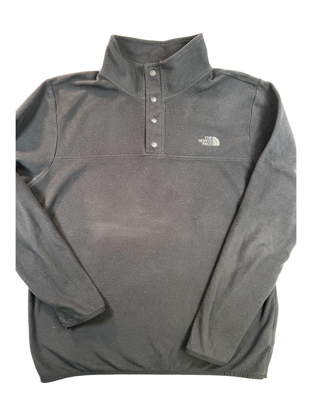 The North Face Men’s Black Fleece Snap Pullover Gorpcore Outdoor Hiking Size L